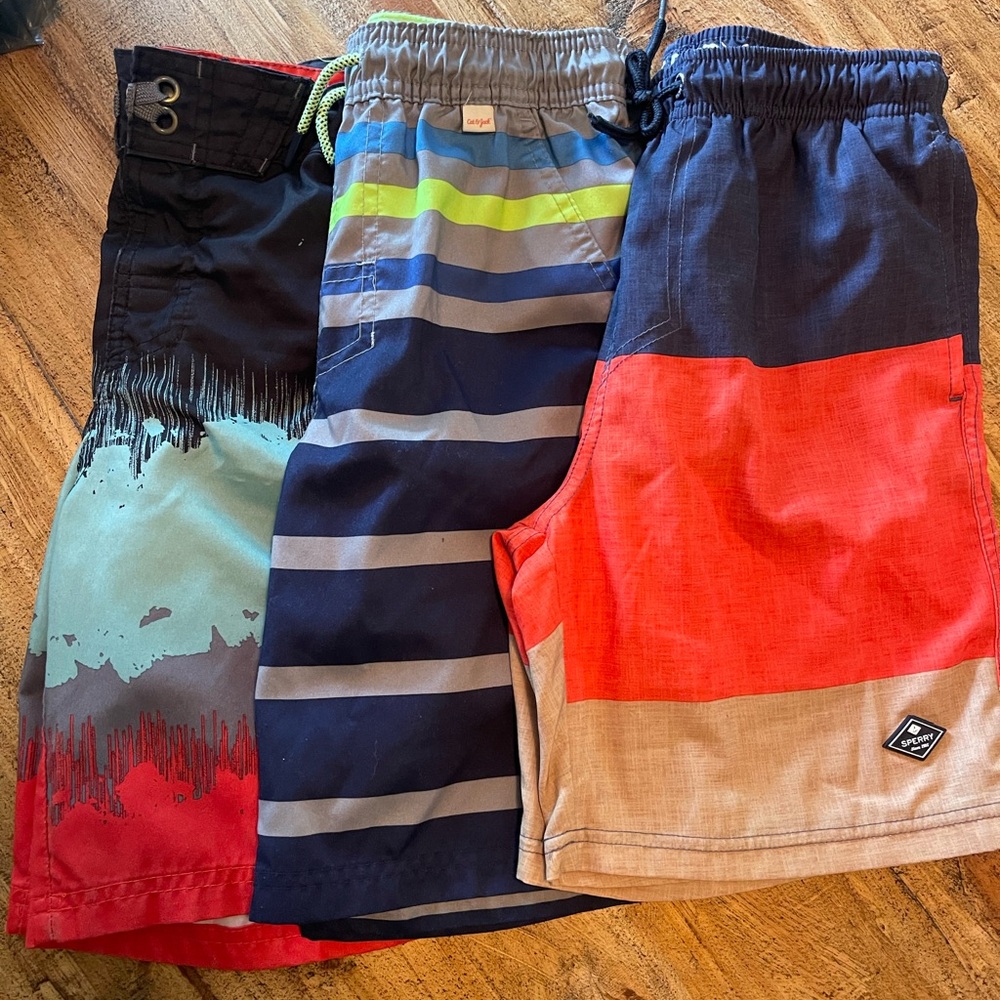 Boys Swimming Trunks Set; BONUS swim shirt
